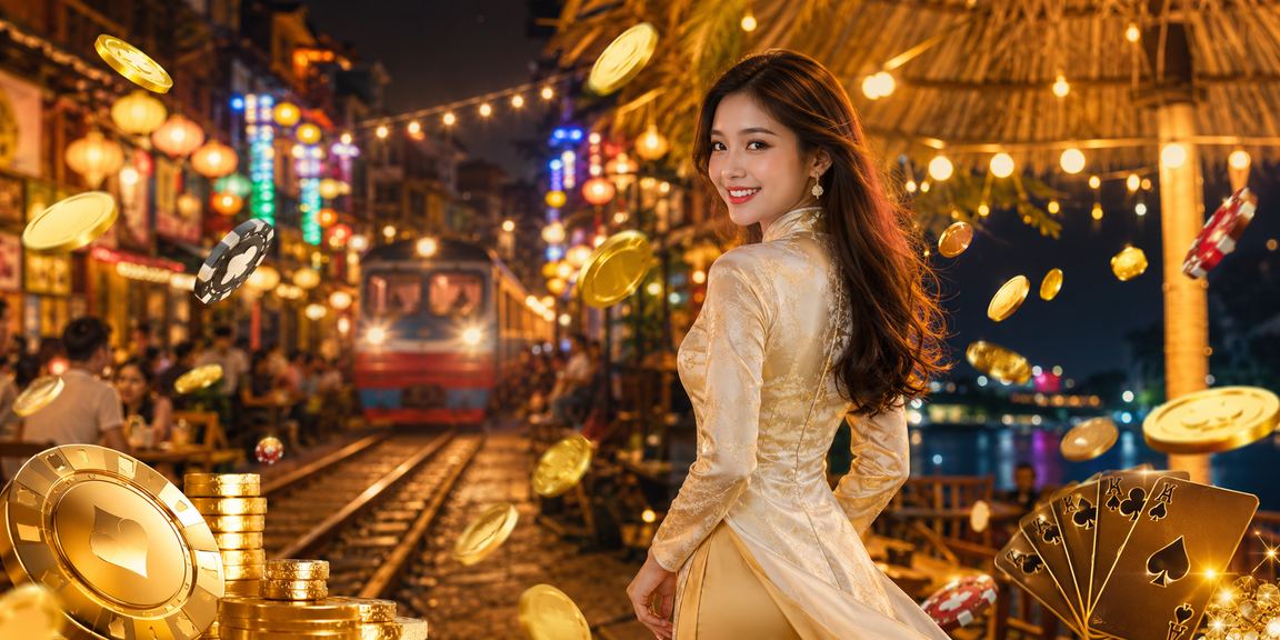 Người phụ nữ mặc áo dài tại Hà Nội xem thông tin cá cược và giải trí casino trên điện thoại