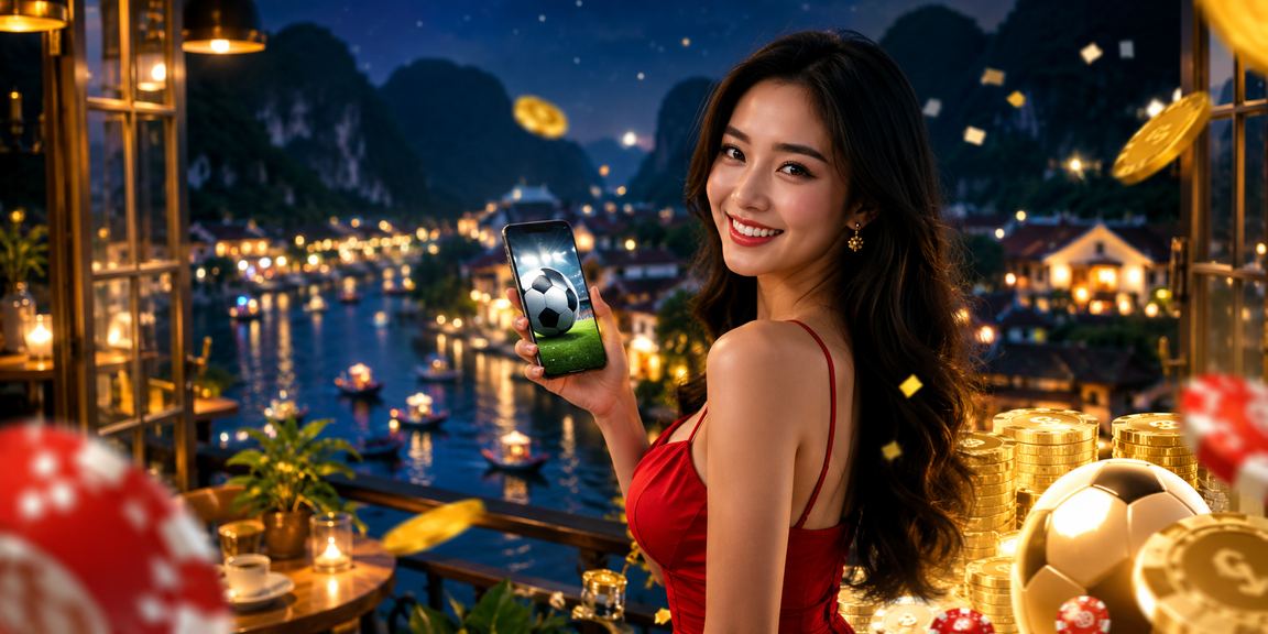 Người dùng xem cá cược bóng đá tại Ninh Bình với ly cà phê